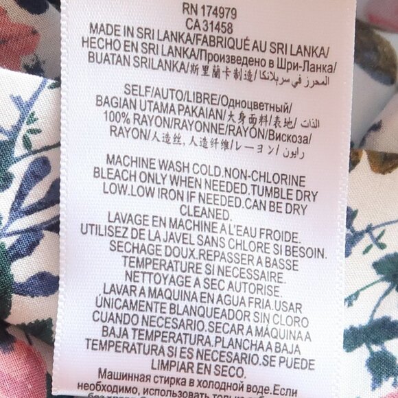 BCBGeneration Floral Print High Waist Flare Leg Palazzo Pants Sz. Extra Small XS - Picture 10 of 12